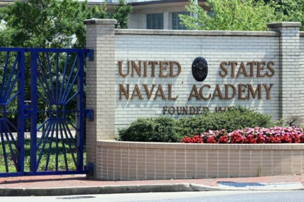 U.S. Naval Academy in Annapolis in Lockdown