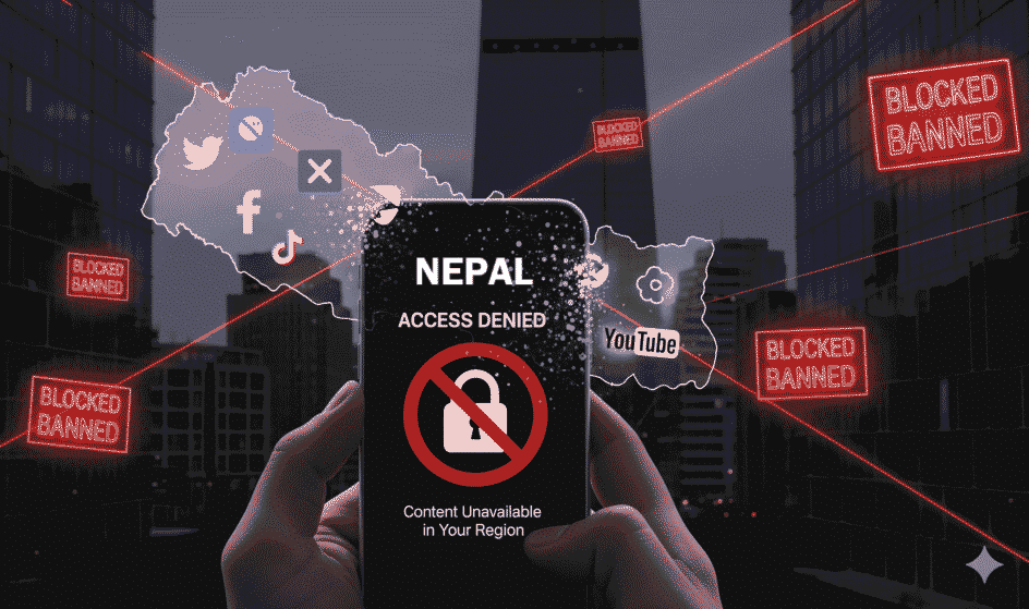 nepal ban social media
