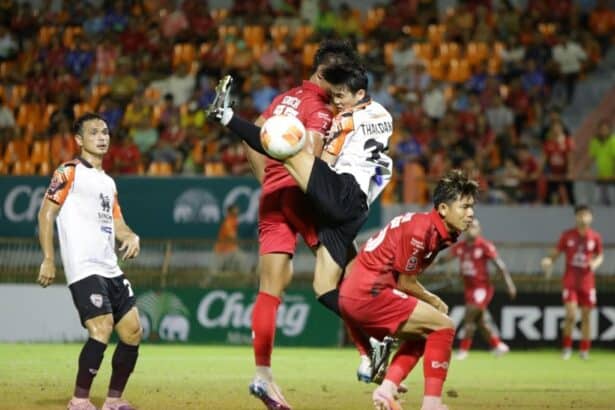sukhothai FC vs chiangrai united 1-1
