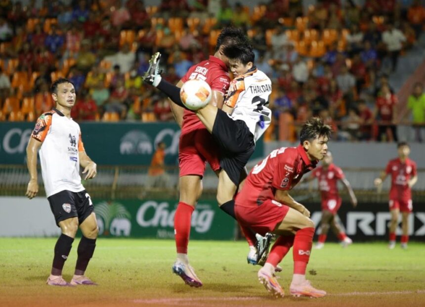 sukhothai FC vs chiangrai united 1-1