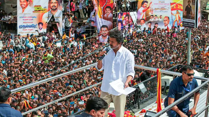 Stampede at Vijay Rally Claims 40 Lives