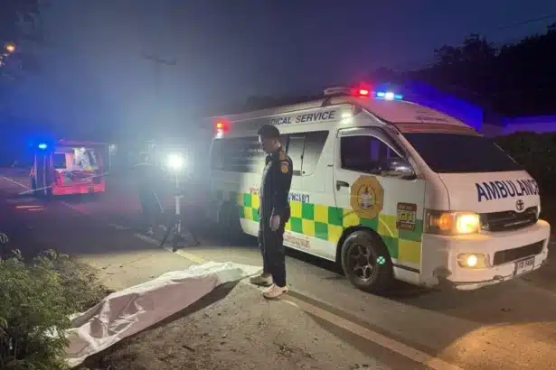 Police Officer Killed, Drunk Driver, Phayao