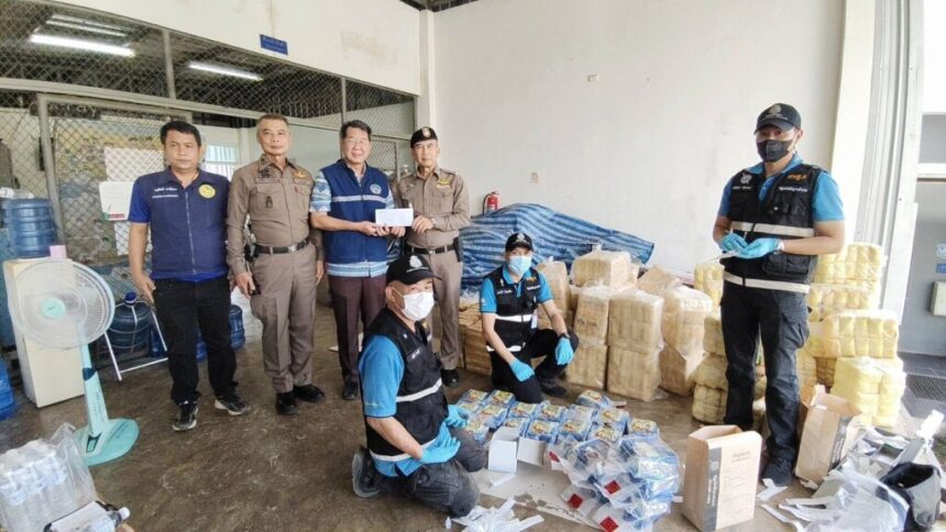 Police Size 6.4 Million Meth Pills and 25Kg of Crystal Meth
