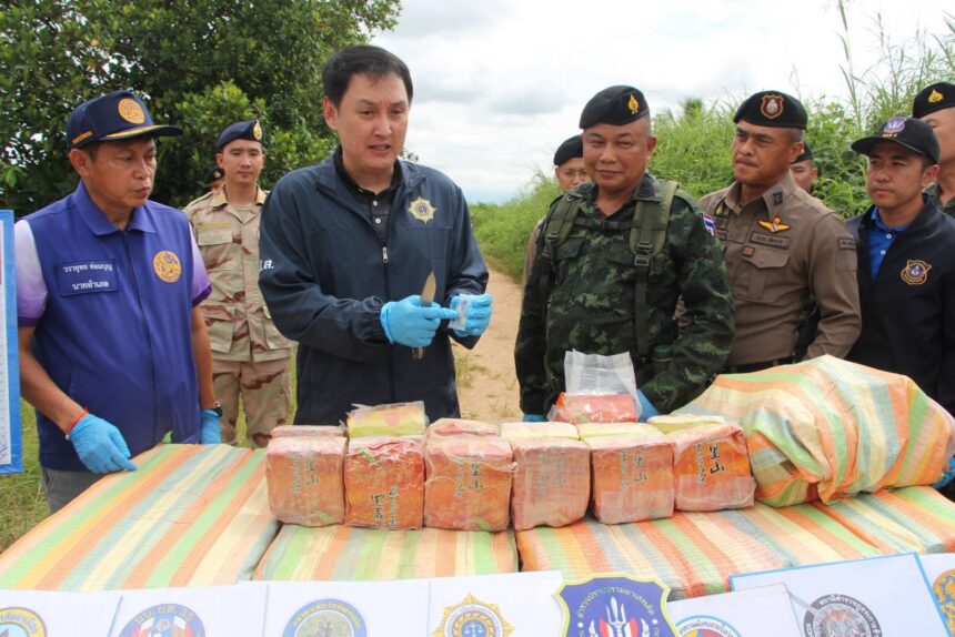 Chiang Rai Soldier Seize 245Kg of Crystal Meth