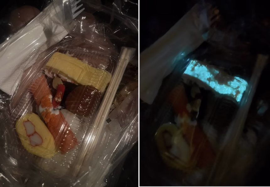 Glow in the Dark Sushi Sparked Concern on Social Media
