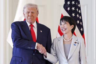 Sanae Takaichi and Donald Trump