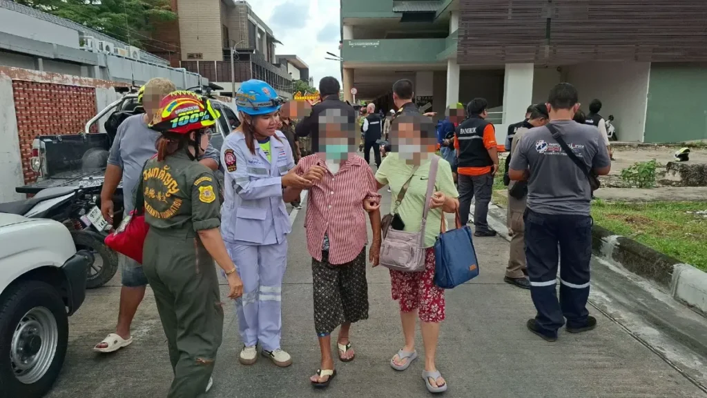 Fierce Fire Sweeps 38-Storey Condo in Bangkok