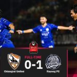Chiangrai United Loses to Rayong FC 1-0
