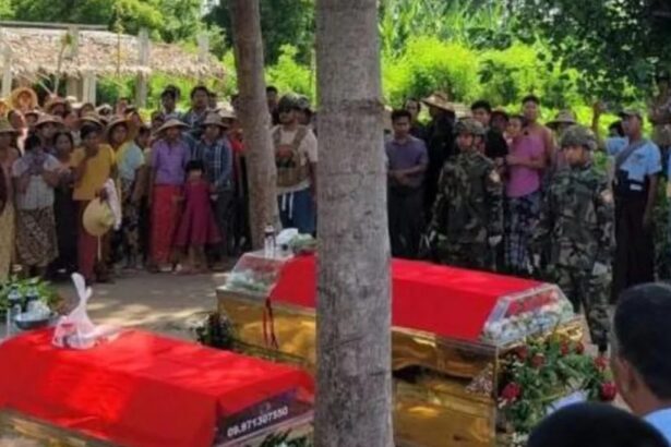 Myanmar Military Bombs Buddhist Festival