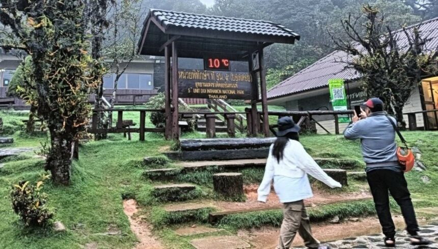 Chiang Mai Temperatures at Doi Inthanon Dip to 10°C