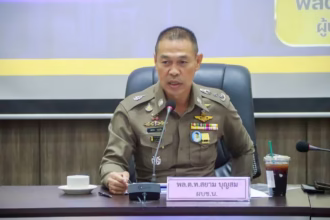 Bangkok Metropolitan Police Bureau Commissioner Pol Lt Gen Siam Boonsom