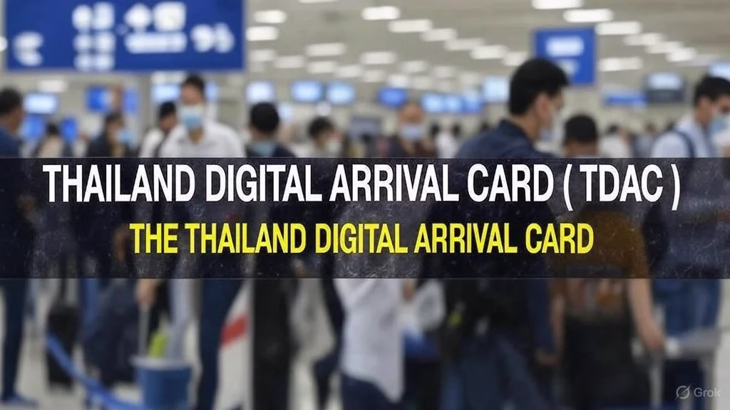 Thailand Arrival Card 