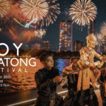 Loy Krathong By the Chao Phraya River