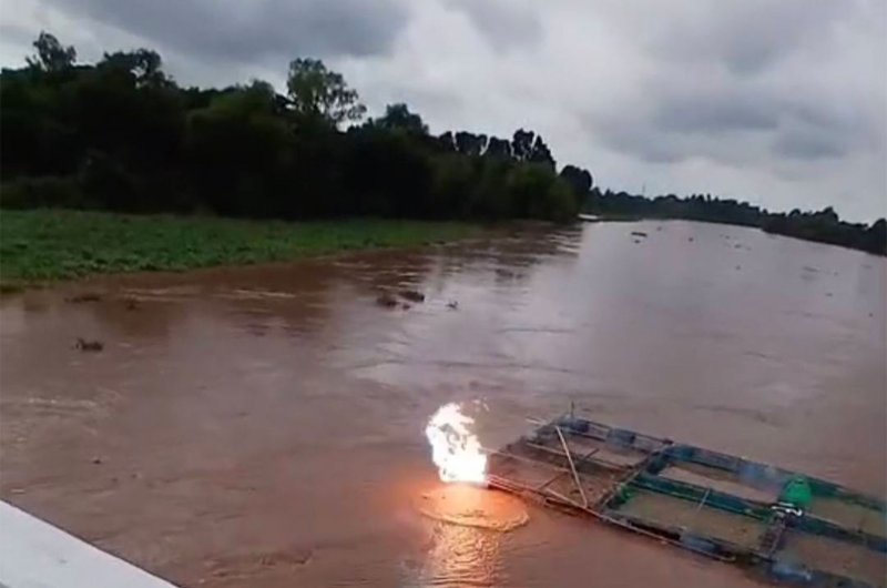Man Bursts into Flames