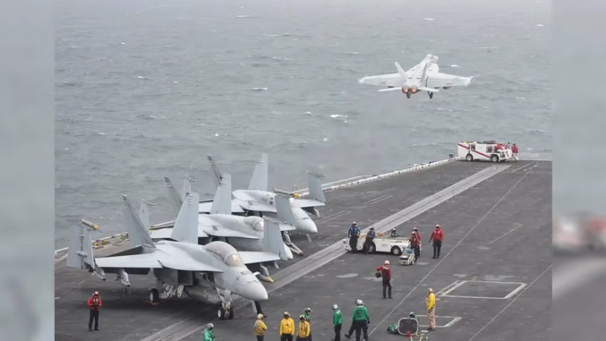 US Navy Helicopter and F-18 Fighter Jet Crash in the South China Sea