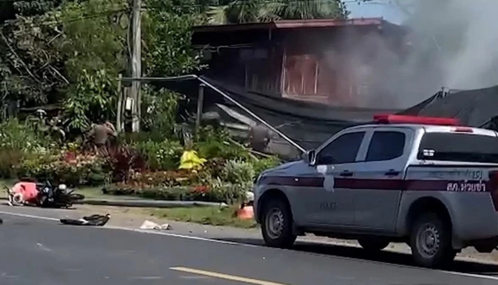 Drug Addict Crashes into Motorcycle