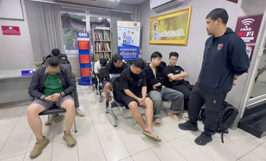 Police Arrest 15 Chinese KK-Park Scammers