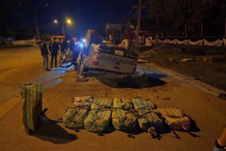 Police Chase Ends in Crash, Officers Size 200Kg of Crystal Meth