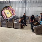Police Seize 10 Million Meth Pills Hidden in Sofa's in Chiang Rai Warehouse