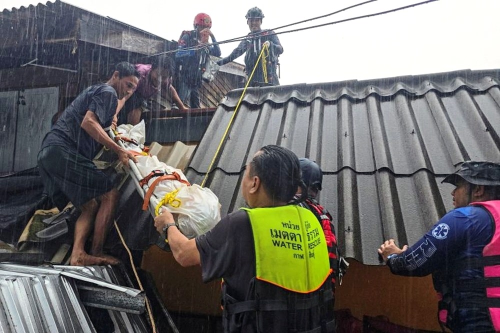 hat yai house flooded drownd