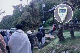 ‘Frost’ Blankets Doi Inthanon as Temperatures Plunge to -2.3 Degrees Celsius