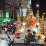 Tens of Thousands Attend the Grand Krathong Parade in Chiang Mai