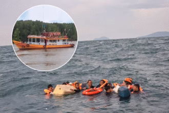 Fourteen Passengers and Crew Rescued in Pattaya After Charter Boat Sinks