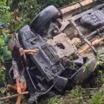 7 Vehicles Crash in Lampang1