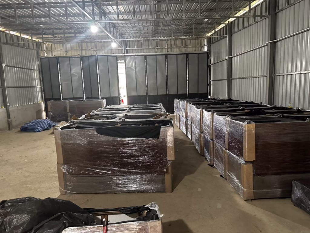 Police Seize 10 Million Meth Pills Hidden in Sofa's in Chiang Rai Warehouse