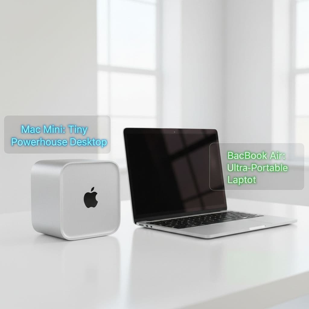 Mac Mini vs MacBook Air for Everyday Use Honest Guide for Students, Home Users and Remote Workers