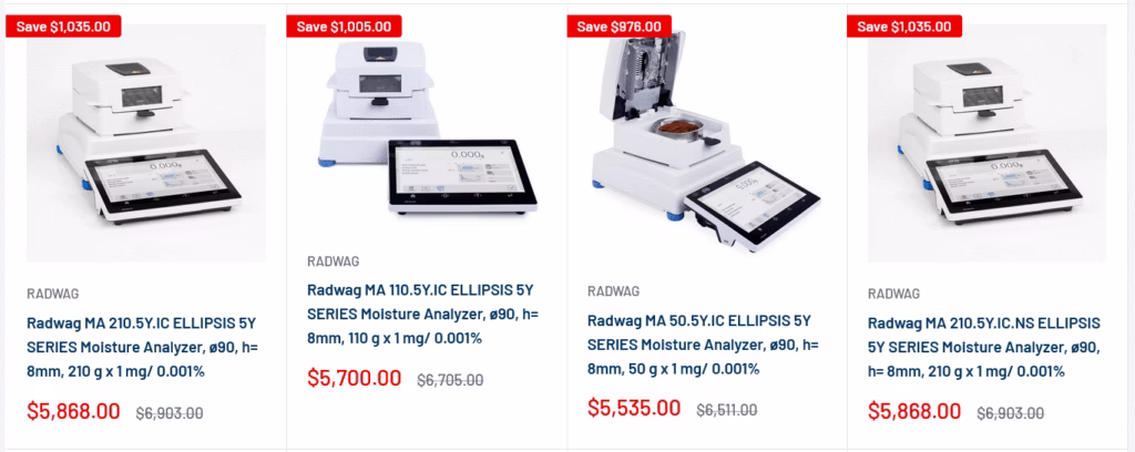 MA-LOW Moisture Analyzer