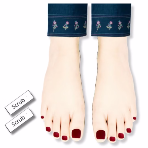 Tools, Prep, and Practice Strokes for Simple Foot Mehndi