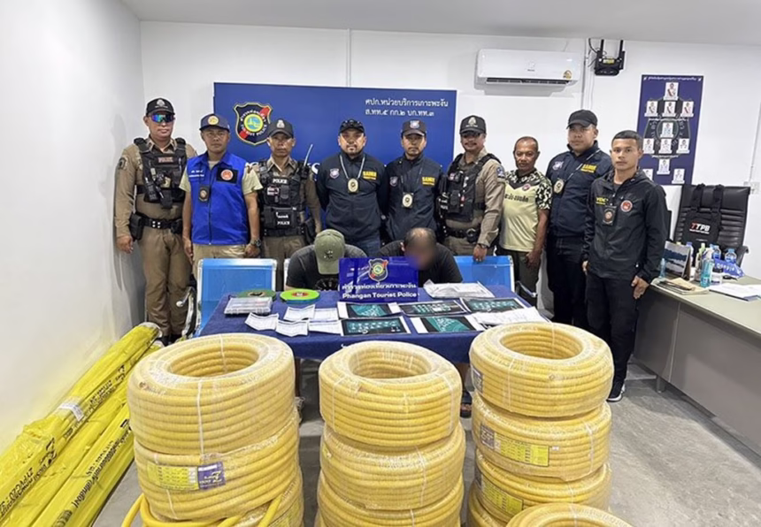 Ukrainian, Azerbaijani Held for Working Illegally on Koh Phangan