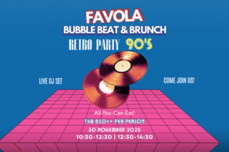 Favola Brings Retro Bubble Beat & Brunch to Chiang Rai