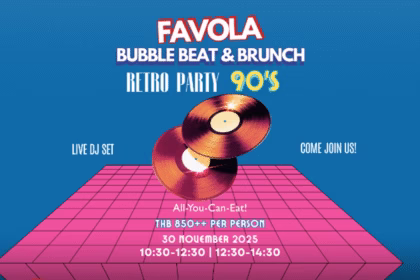 Favola Brings Retro Bubble Beat & Brunch to Chiang Rai