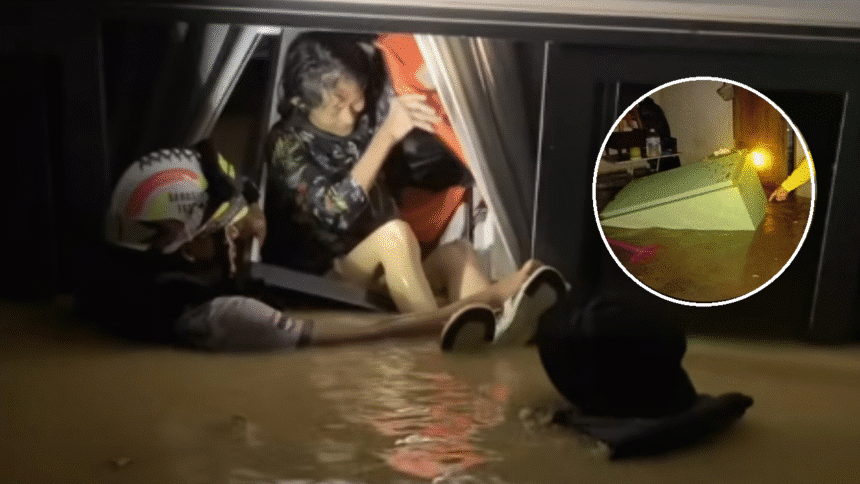 Hat Yai Woman Rescued From Floods