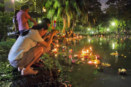 Loy Krathong in Chiang Rai