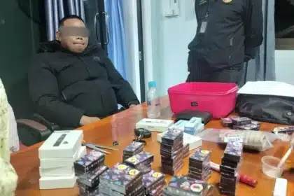 Man Selling ketamine Vape Pods Busted in Mae Sai, Chiang Rai