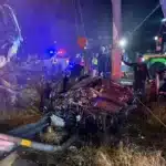 Pickup Crashes into Fuel Tanker