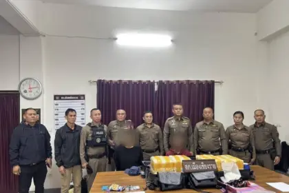 Chiang Rai Police Arrest 3 Drug Runners at Chiang Rai Bus Terminal 2