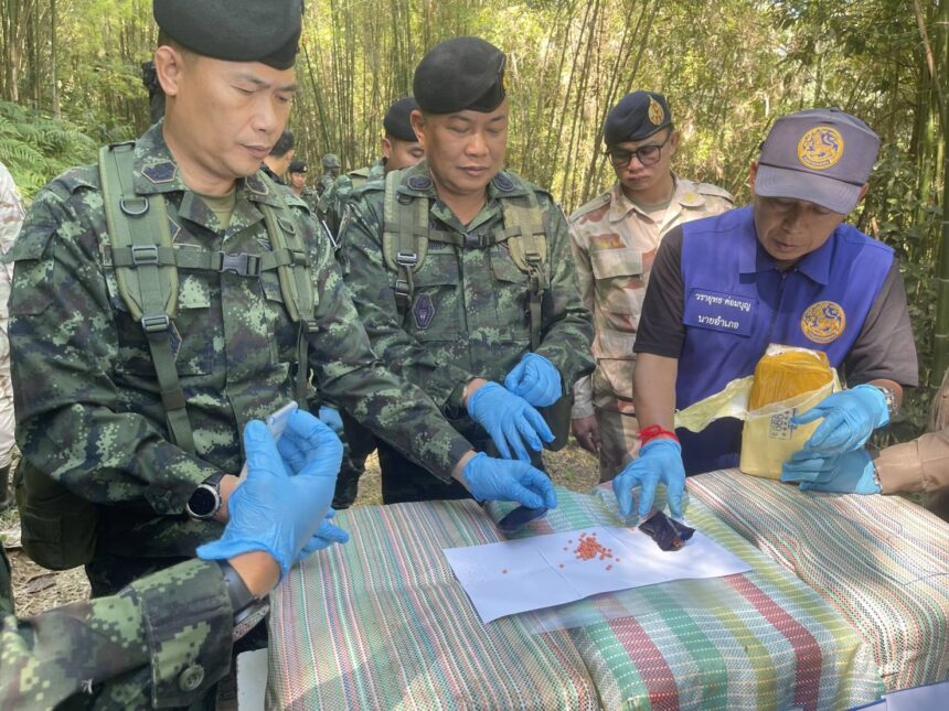 Pha Muang Task Force Seizes 2.2 Million Meth Pills in Mae Sai