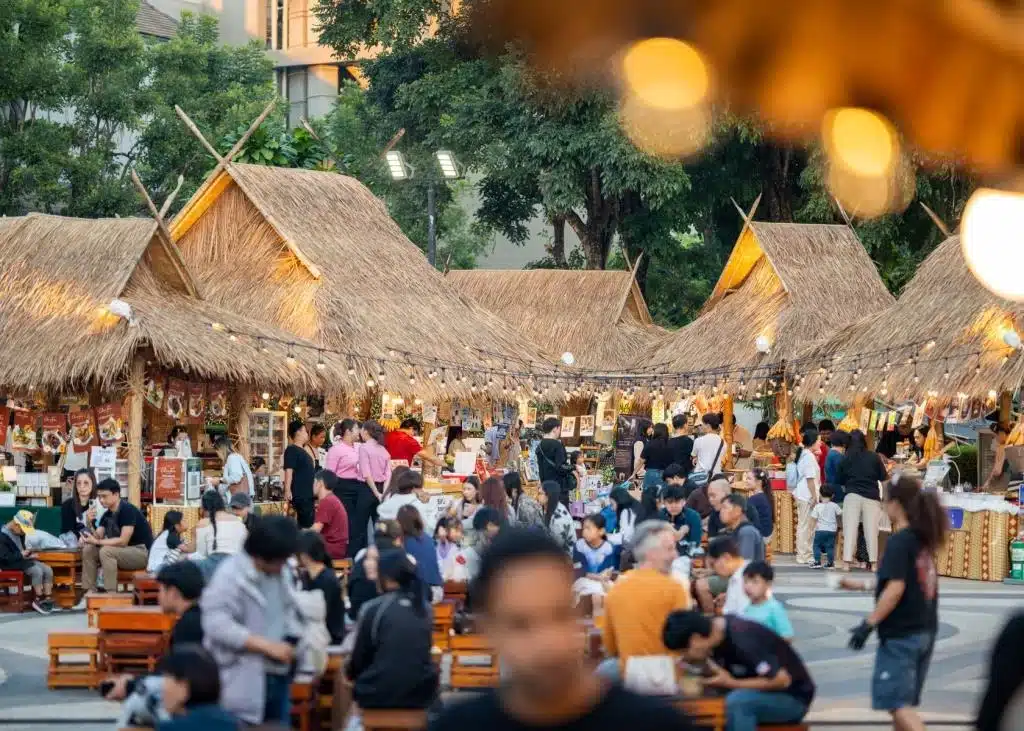 Colorful Kasalong Night Market