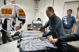 Korean Couplle, Chiang Rai Airport, cannabis