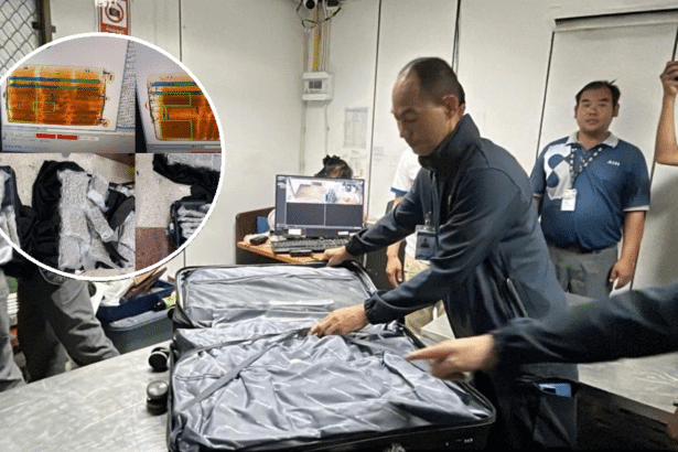 Korean Couplle, Chiang Rai Airport, cannabis