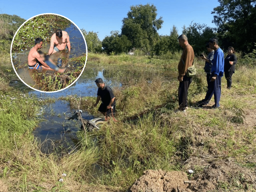 Recovery of Sunken Motorcycle Turns into Murder Investigation