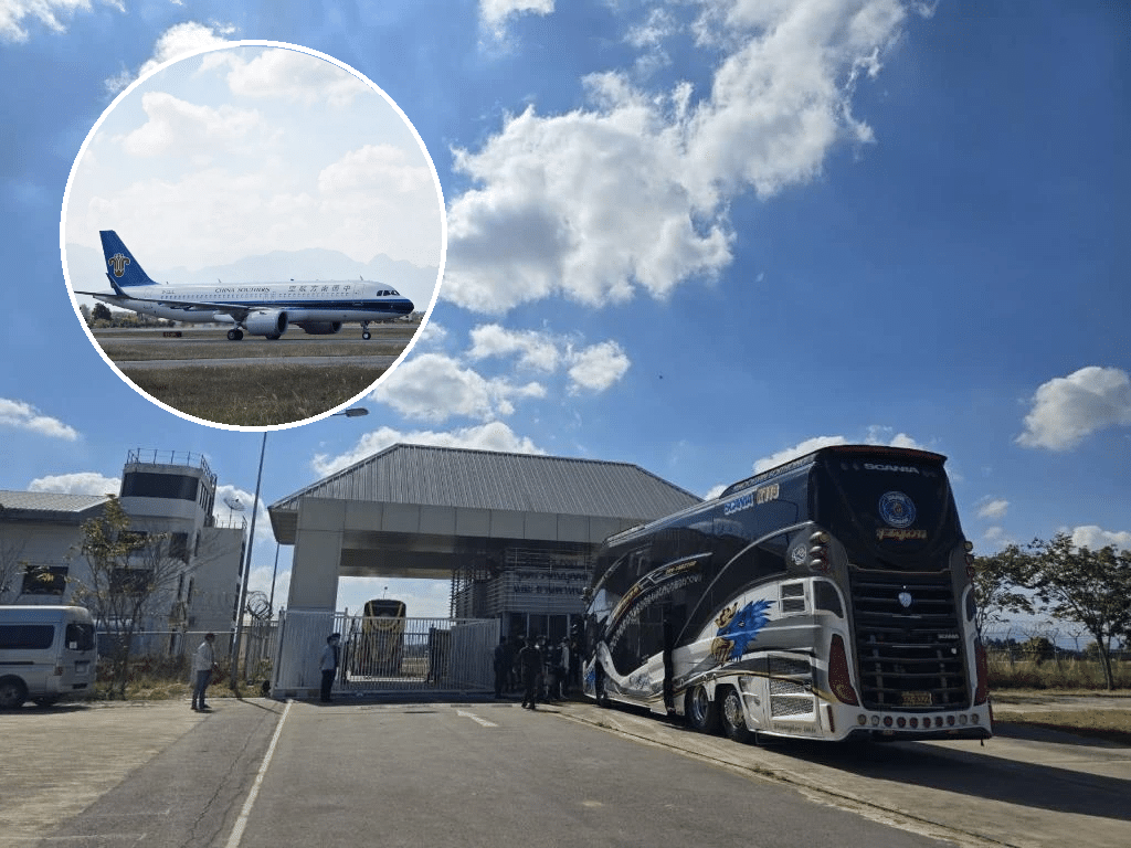 China Sends Planes to Mae Sot