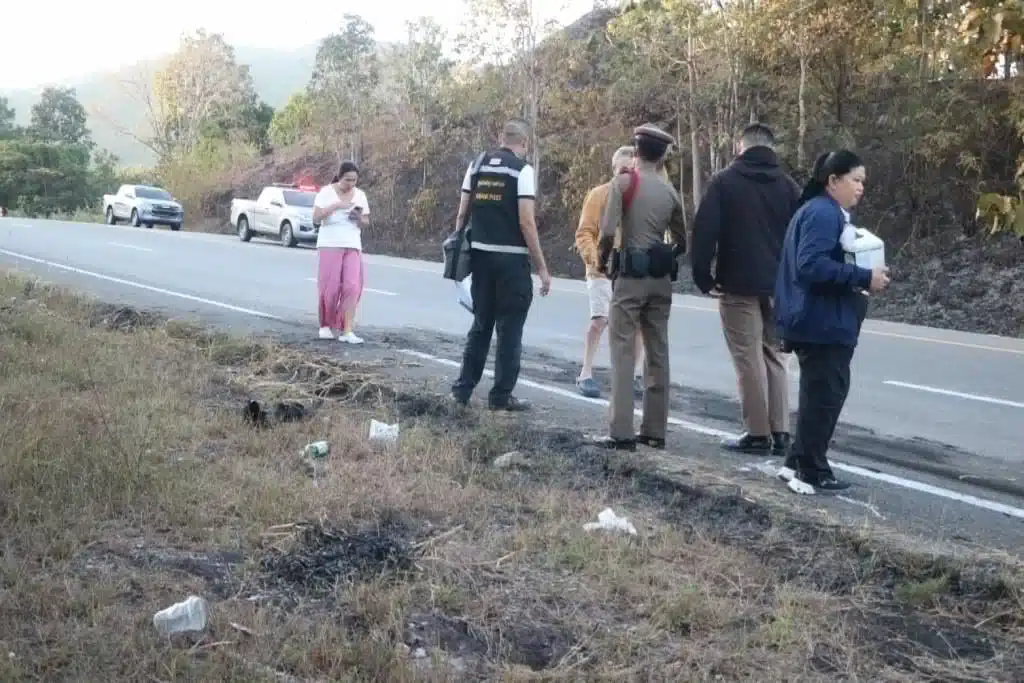 Car Fire in Mae Hong Son