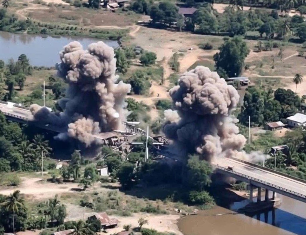 Cambodian Bridge Taken Out to Disrupt Resupply