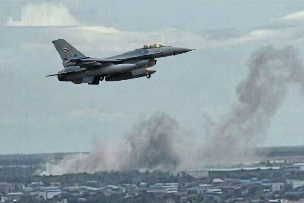 Thai F-16s Strike Cambodian Military Targets Near Poipet