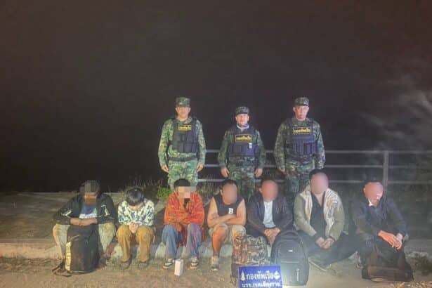 Chiang Rai Immigration Arrests 6 Chinese and Rwandan